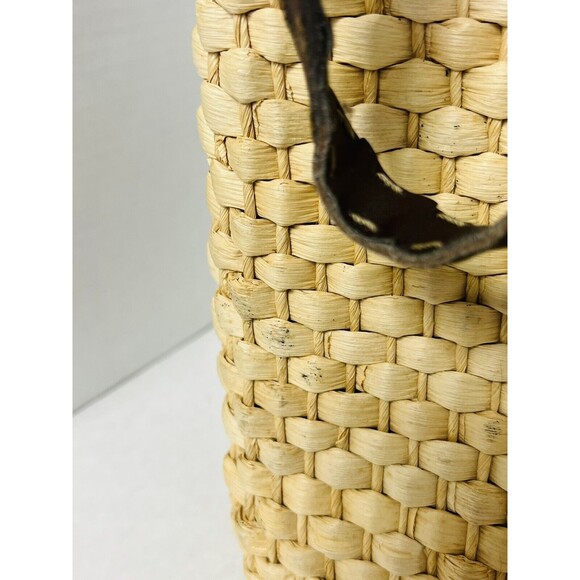 Cappelli Straworld Shoulder Bag Snap Closure Red Lined Zip Pocket - Picture 3 of 11